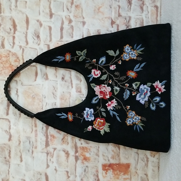 New Johnny Was Renata Soft Hobo Bag - Picture 3 of 15